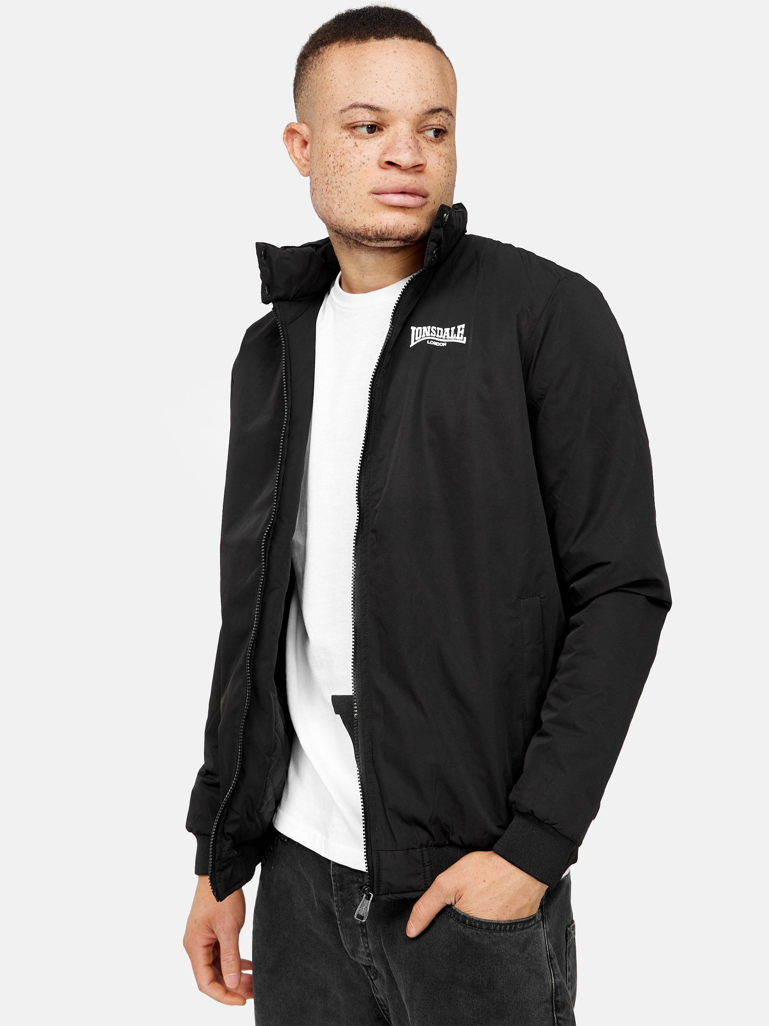 Lonsdale Polgooth Herenjas, Zwart, 3XL Lonsdale Polgooth Herenjas, Zwart, 3XL