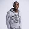 Graumeliert/Schwarz