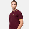 Oxblood/Yellow/White