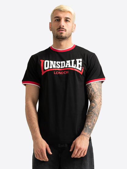 Black/White/Dark Red