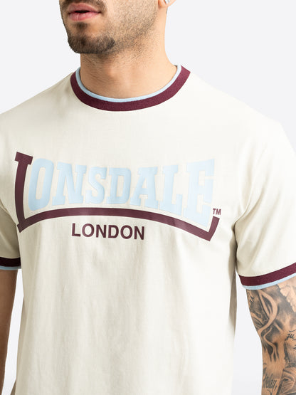 Bone white/Oxblood/Blue