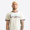 Bone white/Oxblood/Blue