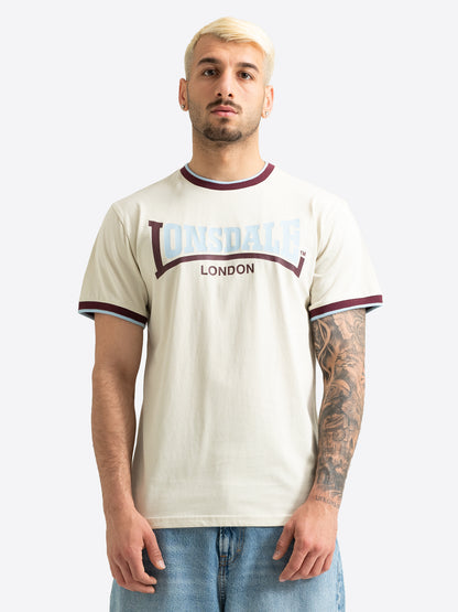 Bone white/Oxblood/Blue